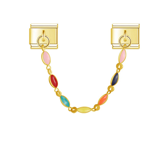 Multicolor Ovals Chain