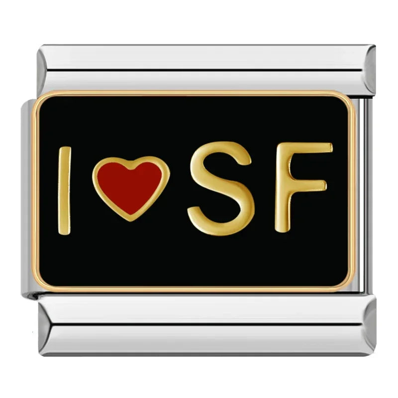 I Love San Francisco Charm