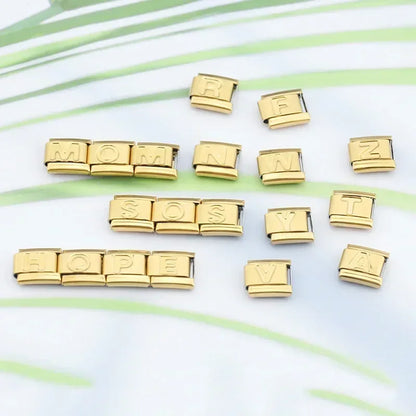 Gold Letter Charms