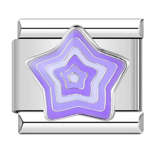 Purple Star Charm