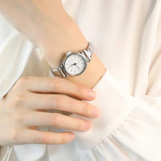 Silver Italian Charm Watch