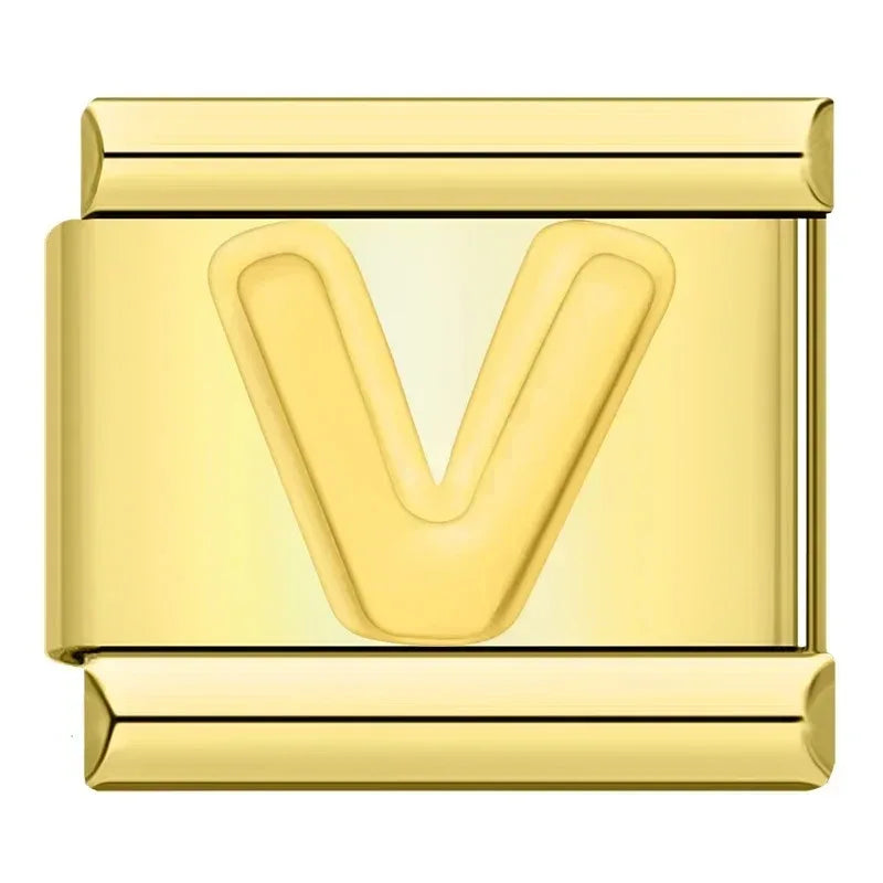 Gold Letter Charms