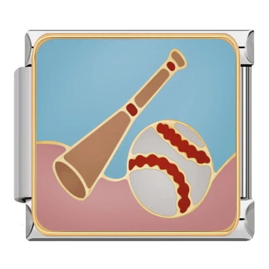 Baseball & Bat Charm