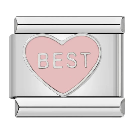Meilleur Breloque Cœur Rose