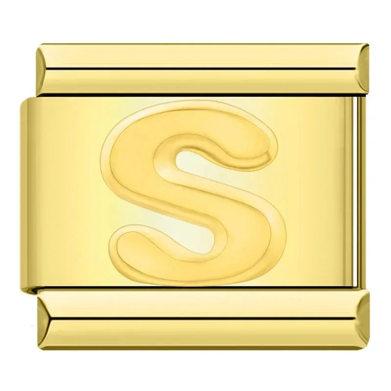Gold Letter Charms