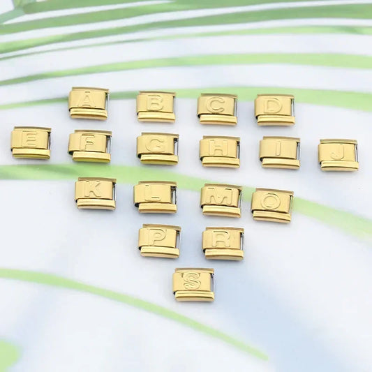 Gold Letter Charms