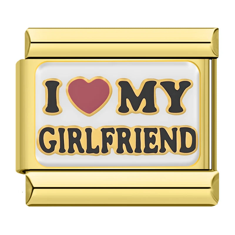 I Love My Girlfriend Charm
