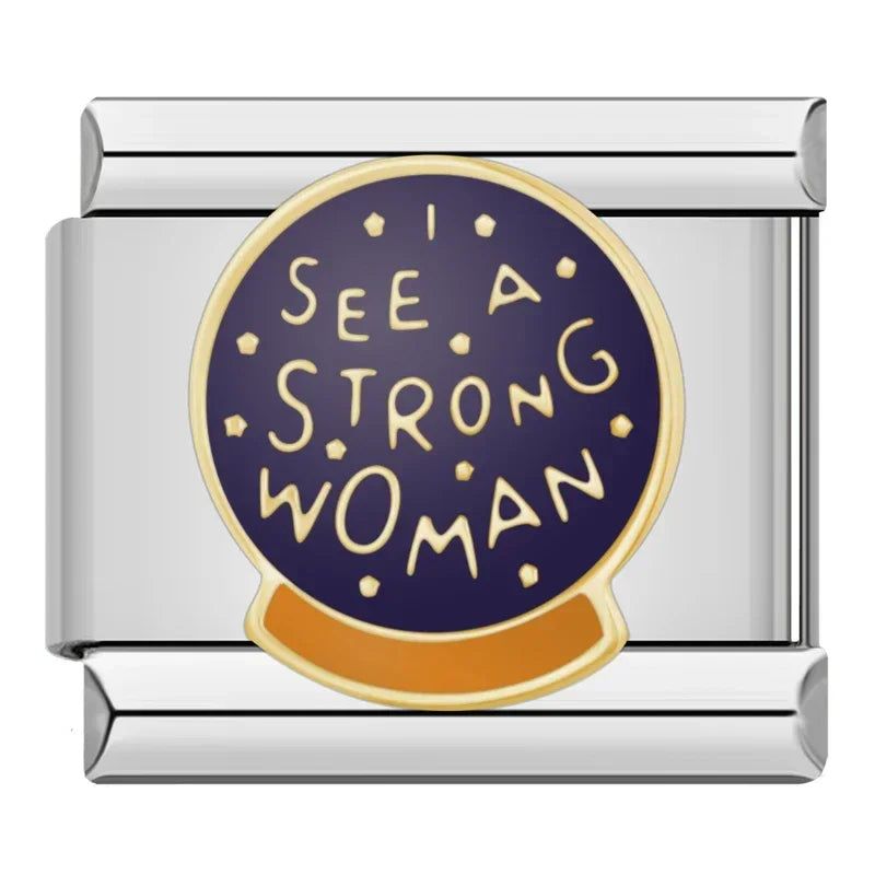 I See a Strong Woman Charm