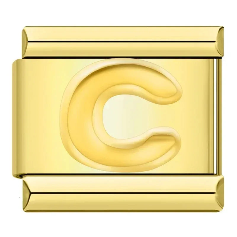 Gold Letter Charms
