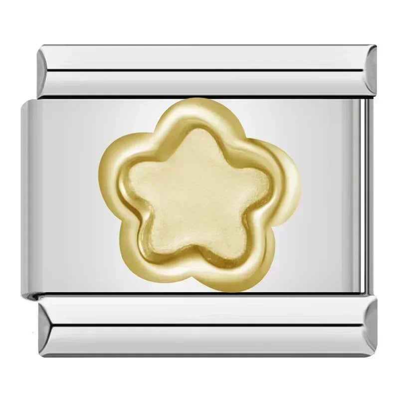 Gold Flower Charm