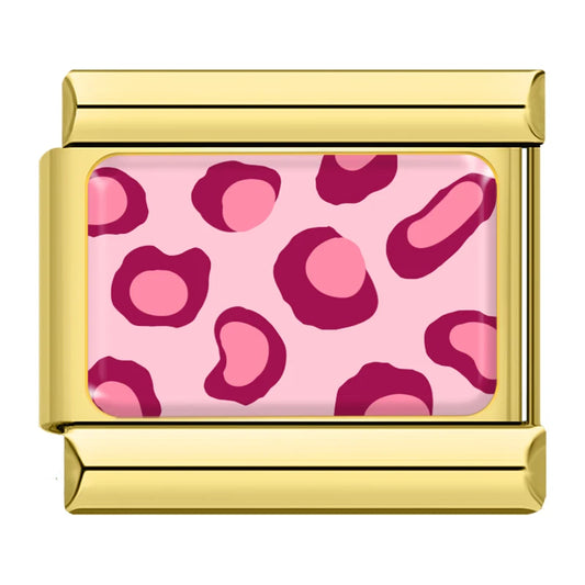 Pink Cheetah Print Charm