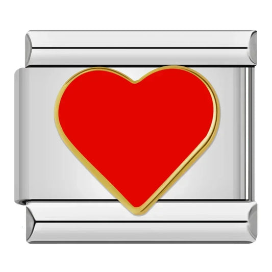 Breloque Coeur Rouge