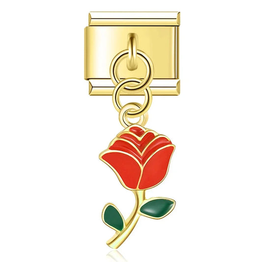 Rose Pendant Charm