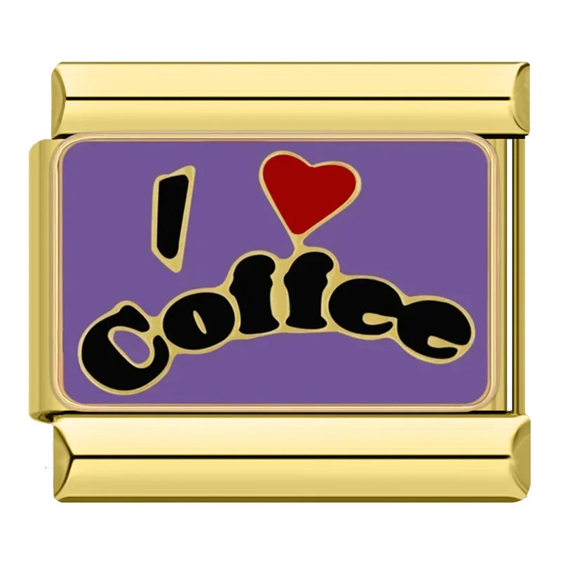 I Love Coffee Charm