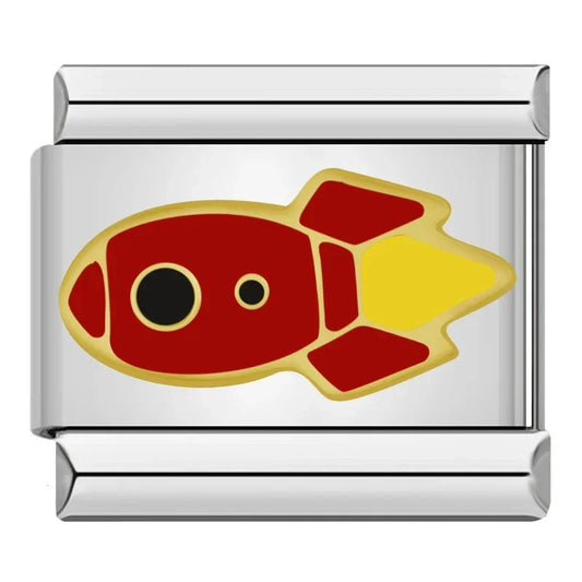 Rocket Flying Red Charm