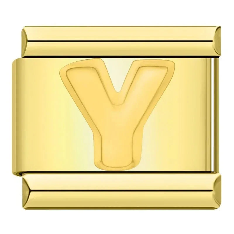 Gold Letter Charms