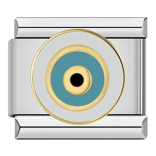 Teal Evil Eye Charm