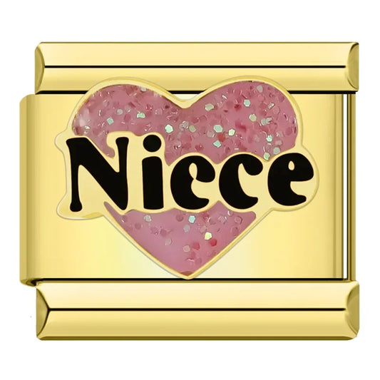 Niece Heart Charm
